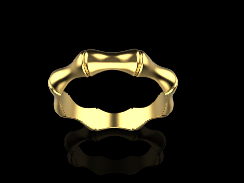 Bamboo ring model 848 Model Cetak 3D