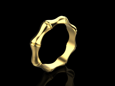 Bamboo ring model 848 3D Baskı Modeli