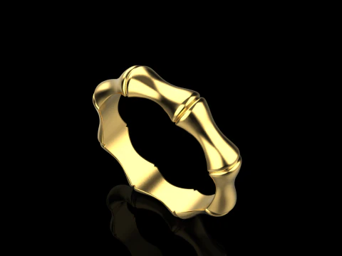Bamboo ring model 848 3D Print Model