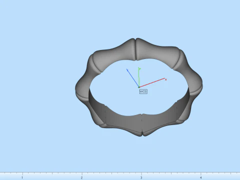 Bamboo ring model 848 3D Print Model