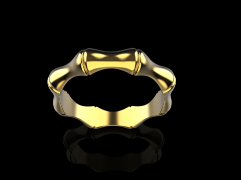 Bamboo ring model 848 3D Baskı Modeli