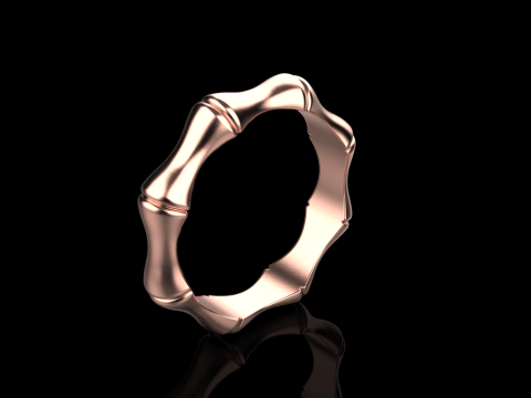 Bamboo ring model 848 3D Baskı Modeli