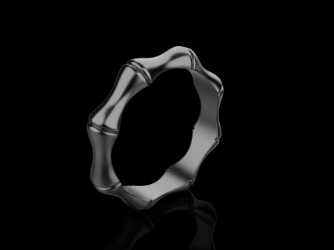 Bamboo ring model 848 3D Baskı Modeli