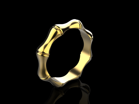 Bamboo ring model 848 3D Baskı Modeli
