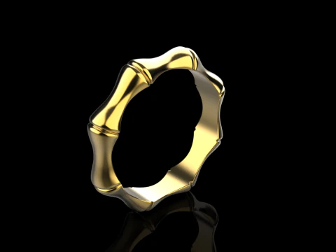 Bamboo ring model 848 3D Print Model