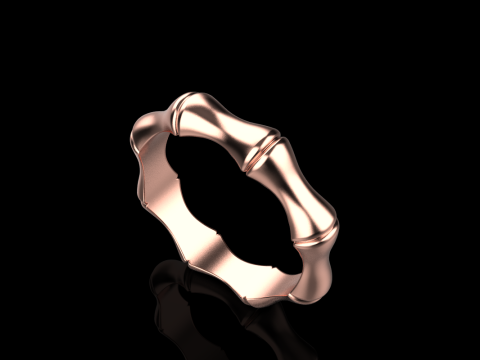 Bamboo ring model 848 3D Baskı Modeli