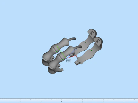 Bamboo earring model 847 3D Print Model