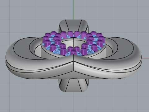 Leaf pendant model 845 Model Cetak 3D