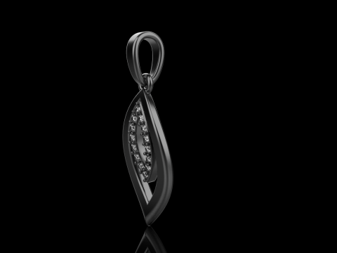 Leaf pendant model 845 Model Cetak 3D