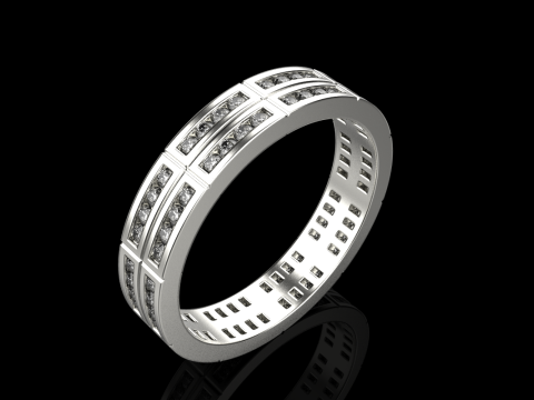 Wedding ring model 844 3D Print Model
