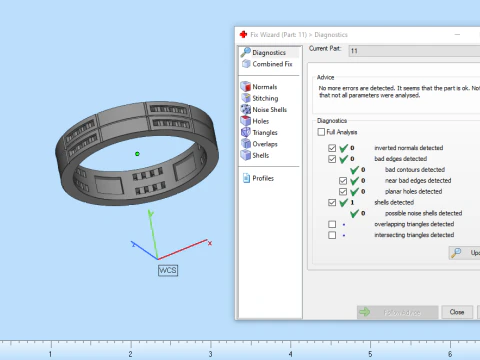 Обручальное кольцо модель 843 3D Принт Модель