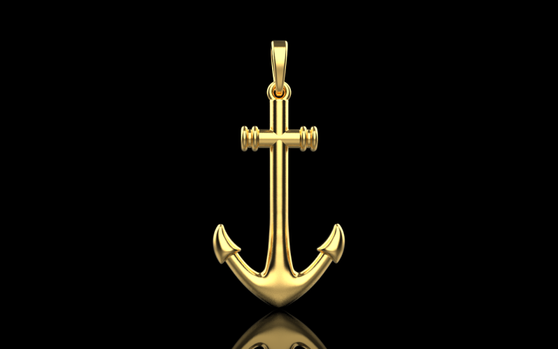 Anchor 842 3Dプリントモデル .c4d .max .obj .3ds .fbx .stl .blend 