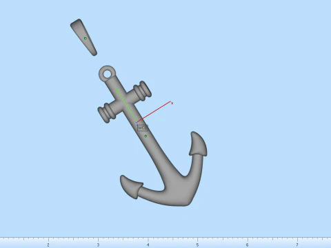 Anchor 842 3D Print Model