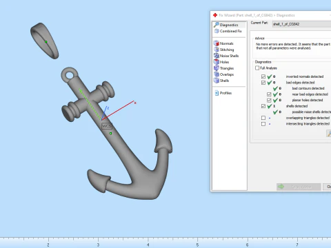 Anchor 842 3D Print Model