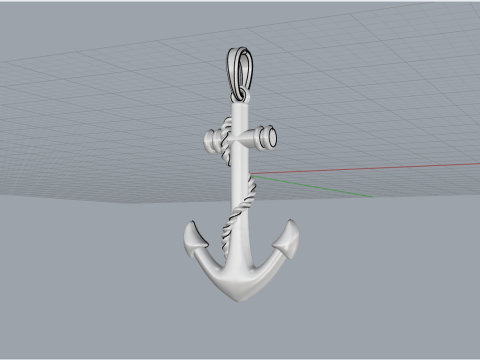 Anchor pendant model 841 Model Cetak 3D