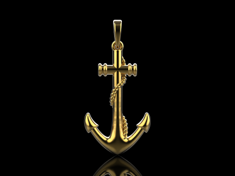 Anchor pendant model 841 Model Cetak 3D