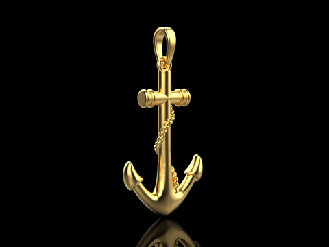 Anchor pendant model 841 Model Cetak 3D