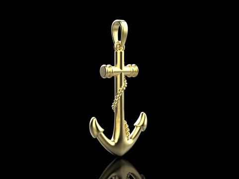 Anchor pendant model 841 Model Cetak 3D