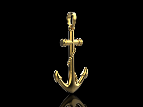 Anchor pendant model 841 Model Cetak 3D