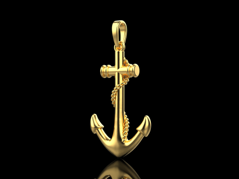 Anchor pendant model 841 Model Cetak 3D