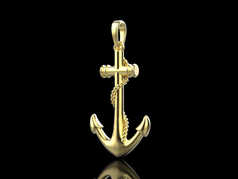 Anchor pendant model 841 Model Cetak 3D