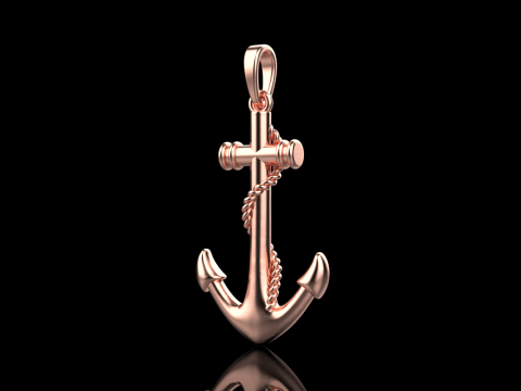 Anchor pendant model 841 Model Cetak 3D