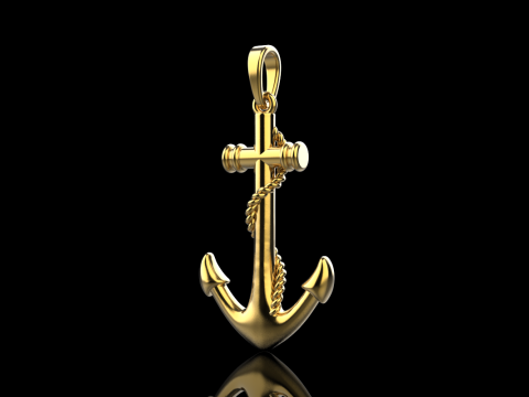 Anchor pendant model 841 Model Cetak 3D