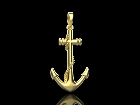 Anchor pendant model 841 Model Cetak 3D