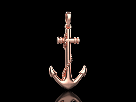 Anchor pendant model 841 Model Cetak 3D