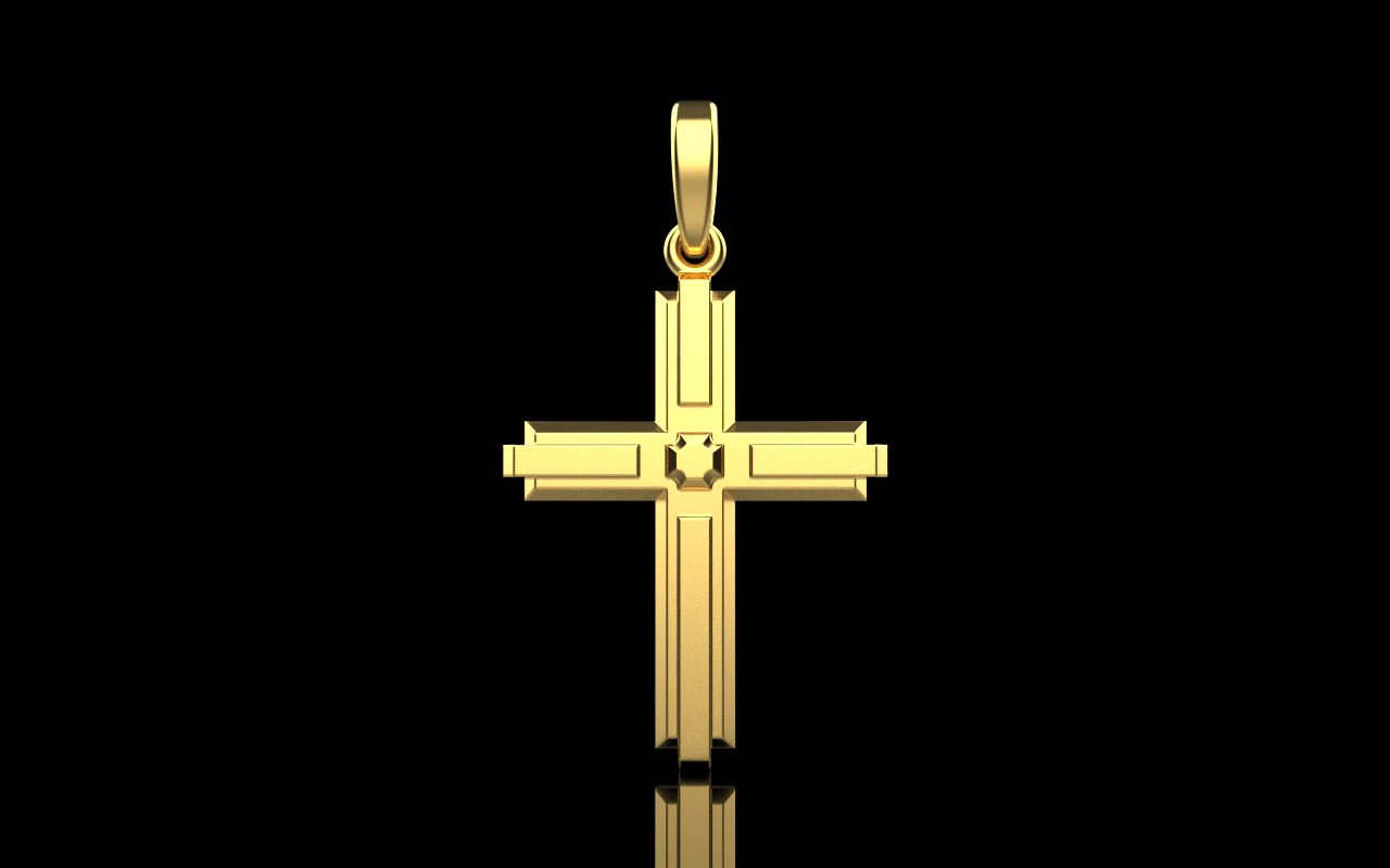 Cross model 840 3D Print Model .c4d .max .obj .3ds .fbx .stl .blend 