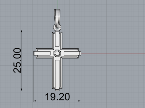 Cross model 840 3D 打印模型