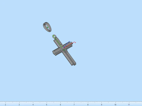 Cross model 840 3D Print Model