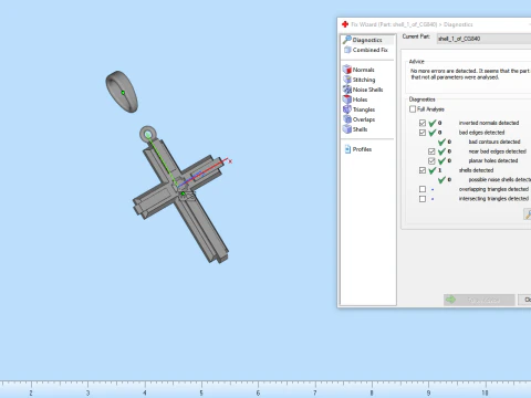 Cross model 840 3D Print Model