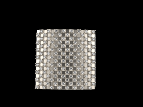 Square signet ring model 836 Model Cetak 3D