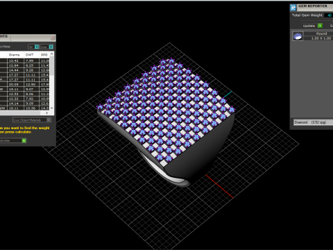 Square signet ring model 836 Model Cetak 3D
