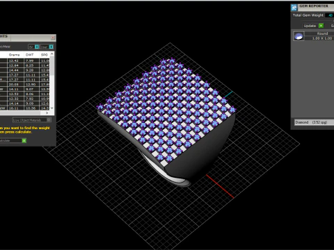 Square signet ring model 836 3D Print Model