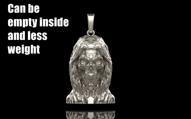 死亡吊坠型号 835 3D 打印模型 .c4d .max .obj .3ds .fbx .stl .blend