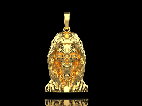 死亡吊坠型号 835 3D 打印模型