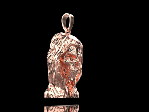 死亡吊坠型号 835 3D 打印模型