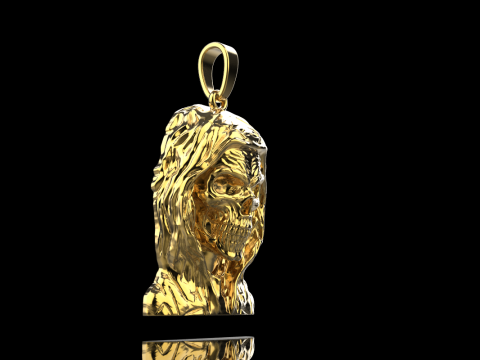 死亡吊坠型号 835 3D 打印模型