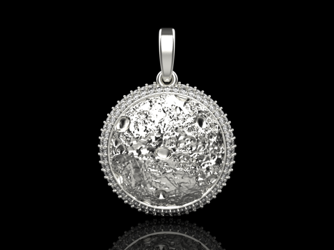Moon pendant model 833 3D printmodel