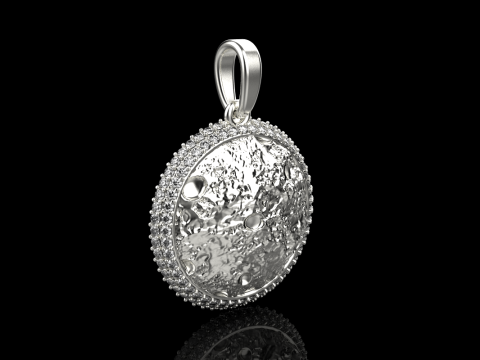 Moon pendant model 833 3D printmodel