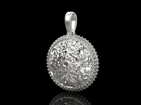 Moon pendant model 833 3D printmodel