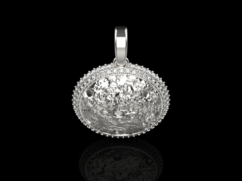 Moon pendant model 833 3D printmodel