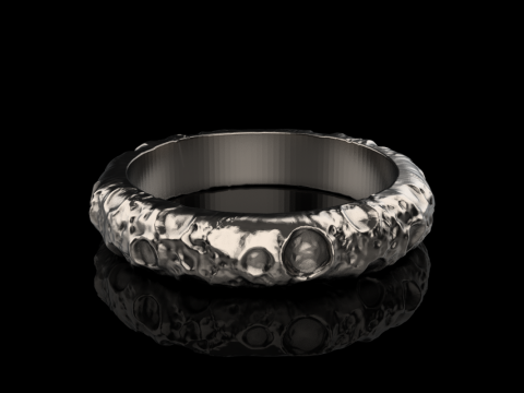 Moon ring model 832 3D Print Model