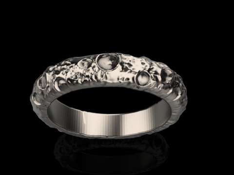 Moon ring model 832 3D 打印模型