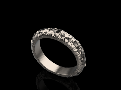 Moon ring model 832 3D 打印模型