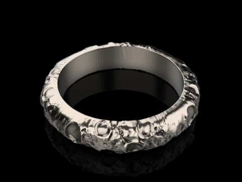Moon ring model 832 3D Print Model