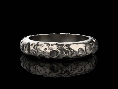 Moon ring model 832 3D Print Model