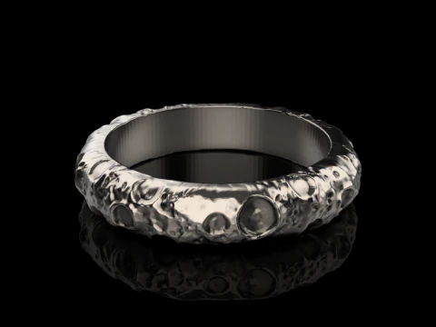 Moon ring model 832 3D Print Model